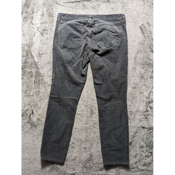 J. Crew Tapered Leg Corduroy Pants Women's Size 31 Gray - Picture 8 of 11